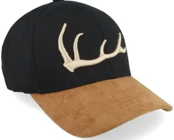 Flexfit-Hunter Elk Antler 3d Black/Suede Flexfit -