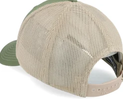 Trucker-Hunter Elk Antler 3d 112fp Split Olive/Tan Trucker -