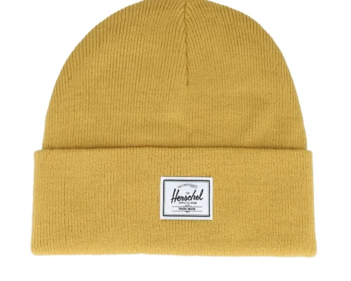 Cuff Beanies-Herschel Elmer Beanie Harvest Gold Cuff - Yellow