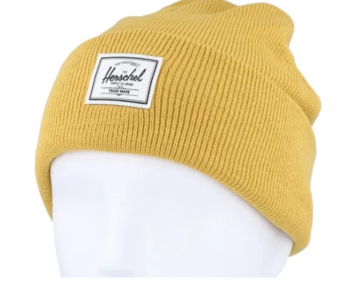 Cuff Beanies-Herschel Elmer Beanie Harvest Gold Cuff - Yellow