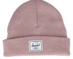 Short Beanies-Herschel Elmer Beanie Shallow Ash Rose Short Beanie - Pink