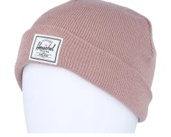 Short Beanies-Herschel Elmer Beanie Shallow Ash Rose Short Beanie - Pink