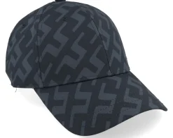 Sale J.Lindeberg Elo Printed Cap Bias Bridge Black Adjustable -