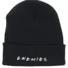 Cuff Beanies-Scenes Enemies Black Beanie -