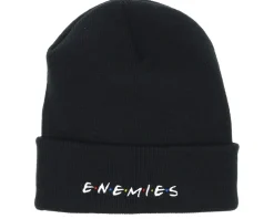 Cuff Beanies-Scenes Enemies Black Beanie -