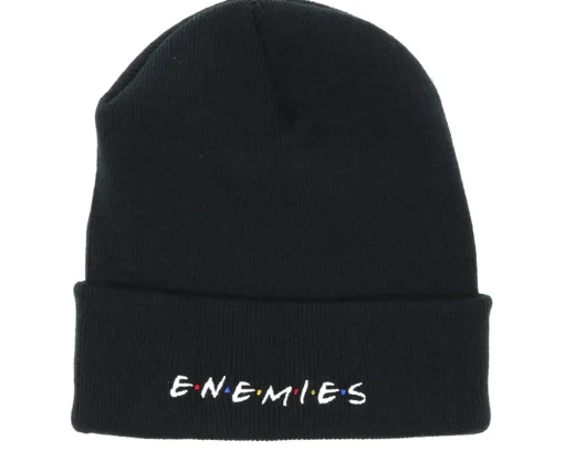 Cuff Beanies-Scenes Enemies Black Beanie -