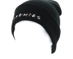 Cuff Beanies-Scenes Enemies Black Beanie -
