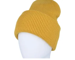 Organic Beanies-Beechfield Engineered Mustard Soft Deep Cuffed - Yellow