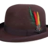 Bowler Hats-Jaxon & James English Derby Brown Bowler -