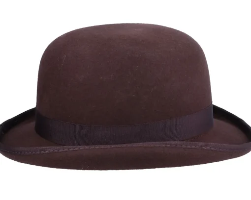 Bowler Hats-Jaxon & James English Derby Brown Bowler -