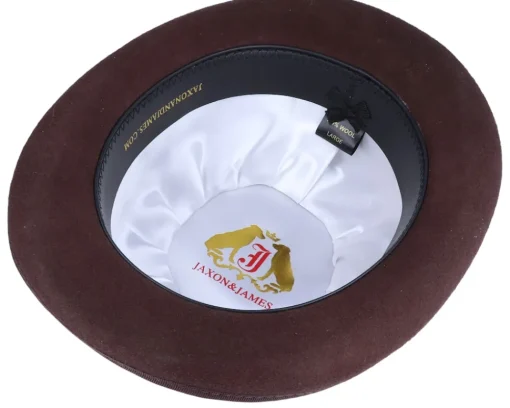 Bowler Hats-Jaxon & James English Derby Brown Bowler -