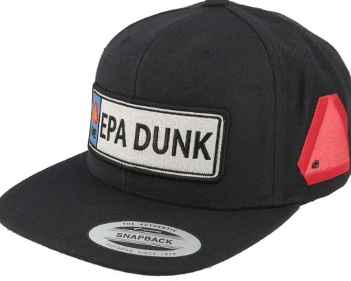 Snapback-Iconic Epa Dunk Registreringsskylt Black Snapback -