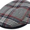 Flat Caps-Mayser Erik Shetland Kombi Flat Cap - Grey