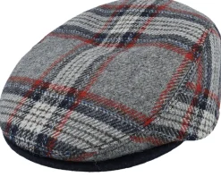 Flat Caps-Mayser Erik Shetland Kombi Flat Cap - Grey