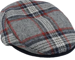 Flat Caps-Mayser Erik Shetland Kombi Flat Cap - Grey