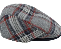 Flat Caps-Mayser Erik Shetland Kombi Flat Cap - Grey