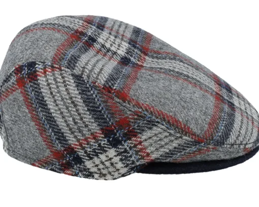 Flat Caps-Mayser Erik Shetland Kombi Flat Cap - Grey