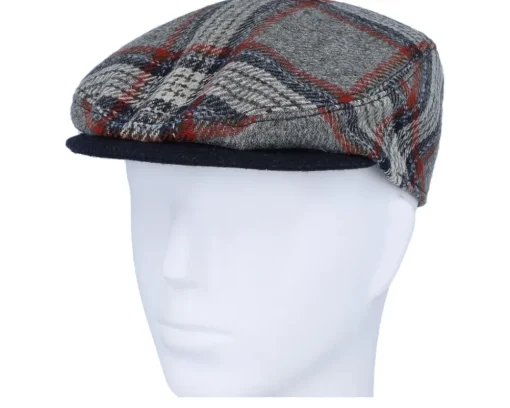 Flat Caps-Mayser Erik Shetland Kombi Flat Cap - Grey