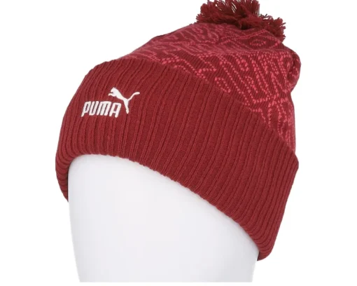 Outlet Puma Essential Beanie Intense Red Pom -