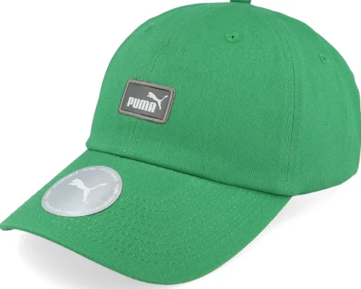 Dad Cap-Puma Essential Cap Iii Green Dad Cap -