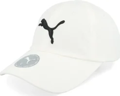 Dad Cap-Puma Essential Cat Bb Cap White Dad Cap -