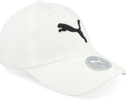 Dad Cap-Puma Essential Cat Bb Cap White Dad Cap -