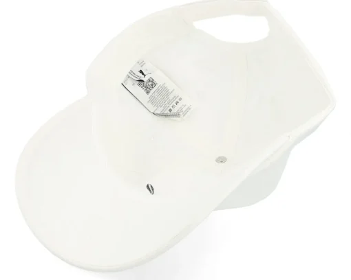 Dad Cap-Puma Essential Cat Bb Cap White Dad Cap -