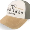 Adjustable-MJM Hats Estd 1829 Gone Fishing Cotton Olive Adjustable - Green, Beige