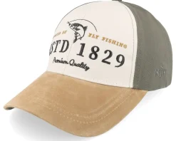 Adjustable-MJM Hats Estd 1829 Gone Fishing Cotton Olive Adjustable - Green, Beige