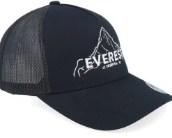 Trucker-Wild Spirit Everest Nepal Mountain Black A-frame Trucker -