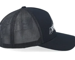 Trucker-Wild Spirit Everest Nepal Mountain Black A-frame Trucker -