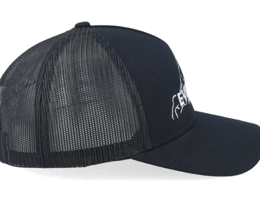 Trucker-Wild Spirit Everest Nepal Mountain Black A-frame Trucker -