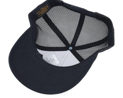 Trucker-Wild Spirit Everest Nepal Mountain Black A-frame Trucker -