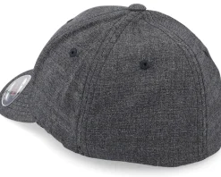 New Calaveras Evil Skull Patch Melange Grey Flexfit -