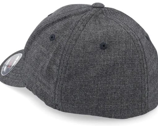 New Calaveras Evil Skull Patch Melange Grey Flexfit -