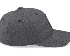 New Calaveras Evil Skull Patch Melange Grey Flexfit -