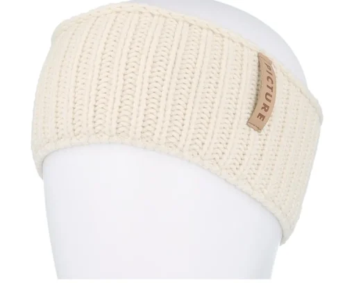 Headband-Picture Ezah cap Gray Headband - White