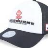 Adjustable-Puma F1 Logo 25 Race Special Australia White/Black A-Frame Trucker -