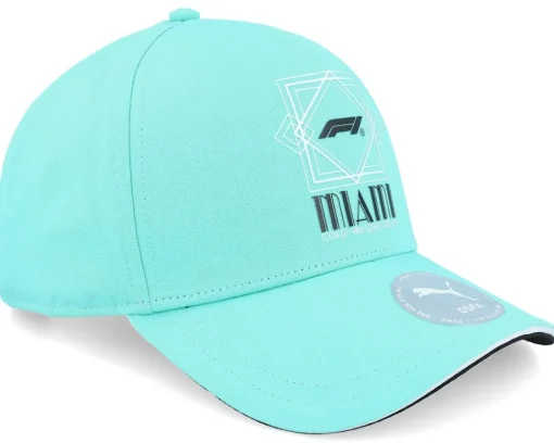 Adjustable | Motor-Puma F1 Logo 25 Race Special Miami Aquatic Teal A-Frame Adjustable -