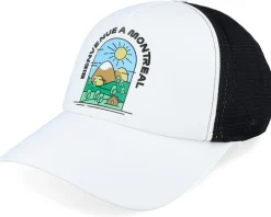 Trucker-Formula One F1 Montreal Race Special Canada Grand Prix White/Black Trucker -