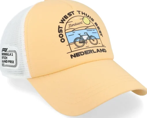 Trucker | Motor-Formula One F1 Zandvoort Netherlands Race Special Orange/White Trucker -