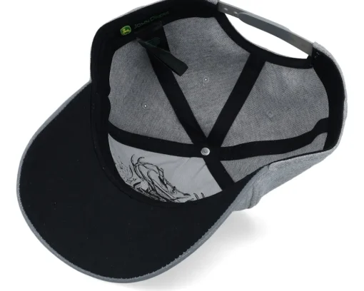 Adjustable-John Deere Fabric Heather Grey/Reflective Adjustable -