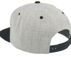 Snapback-Bearded Man Facebox Grey/Black Snapback -