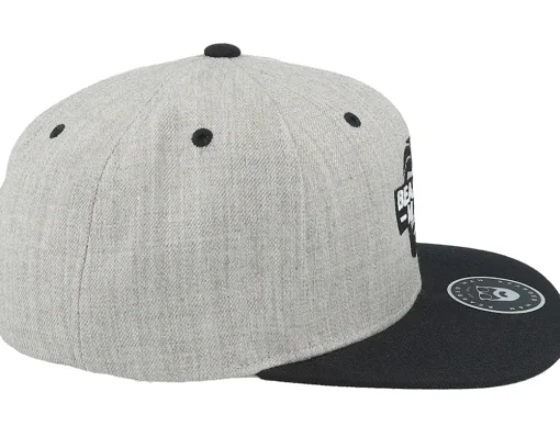 Snapback-Bearded Man Facebox Grey/Black Snapback -