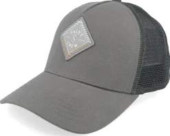 Trucker-Salty Crew Faded Retro Charcoal A-Frame Trucker -