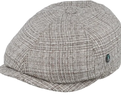 Flat Caps-City Sport Fantasie Beige Flat Cap -