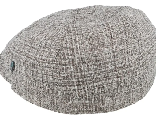 Flat Caps-City Sport Fantasie Beige Flat Cap -