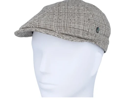 Flat Caps-City Sport Fantasie Beige Flat Cap -