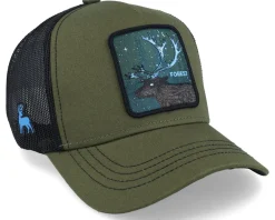 Trucker-Capslab Fantastic Beasts Forest Dark Green/Black Trucker -