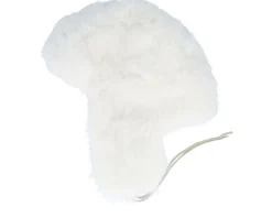 Trapper-MJM Hats Faux Fur Off White Trapper -
